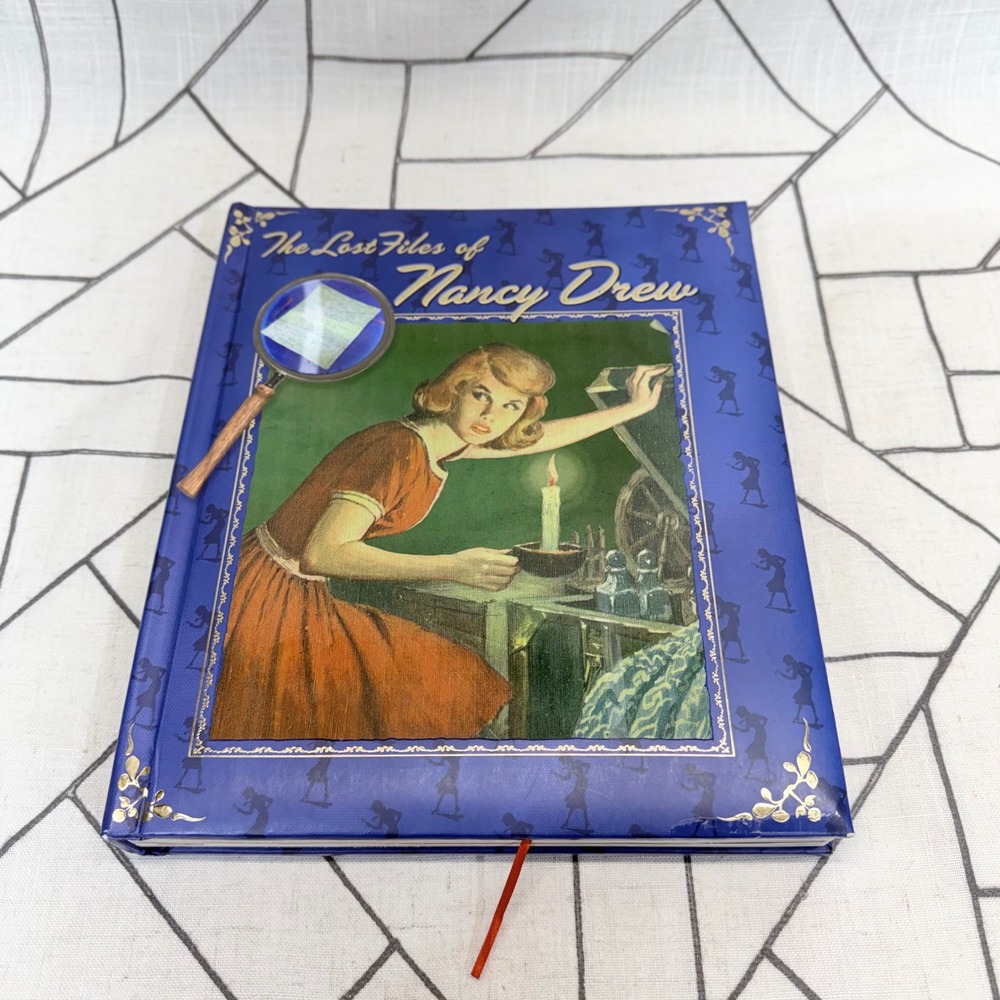 Grosset & Dunlap The Lost Files of Nancy Drew OS Blue Interactive Hardcover Book
